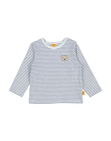 STEIFF T-shirt Midnight blue 95% Cotton, 5% Elastane