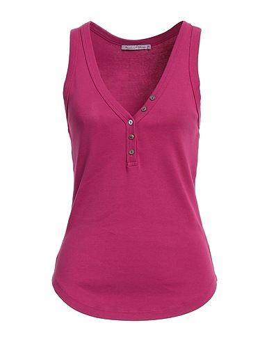 MICHAEL STARS Top Magenta 100% Cotton
