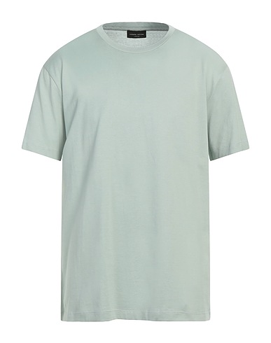 ROBERTO COLLINA Basic T-Shirt Sage green 100% Cotton