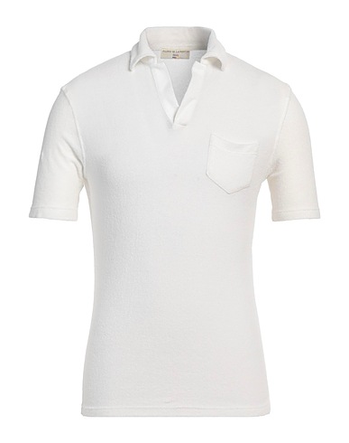 FILIPPO DE LAURENTIIS Polo Blanc 100% Coton