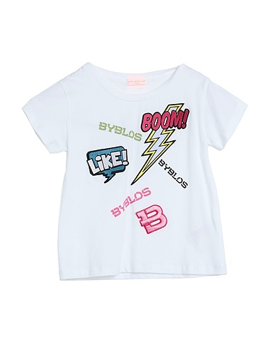 BYBLOS T-shirt Bianco 95% Cotone, 5% Elastan