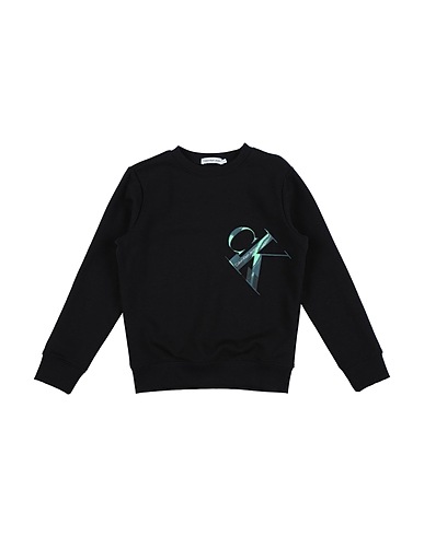 CALVIN KLEIN JEANS Sweatshirt Black 60% Cotton, 40% Polyester, Elastane