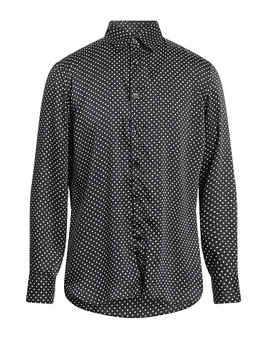 PT Torino Patterned shirt Black 100% Polyester