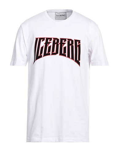 ICEBERG T-shirt White 95% Cotton, 5% Elastane