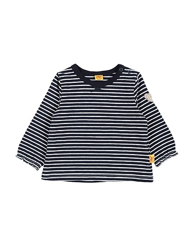 STEIFF T-shirt Blu notte 95% Cotone, 5% Elastan