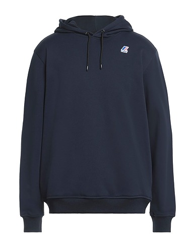 K-WAY Hooded track jacket  Midnight blue 66% Polyester, 34% Cotton