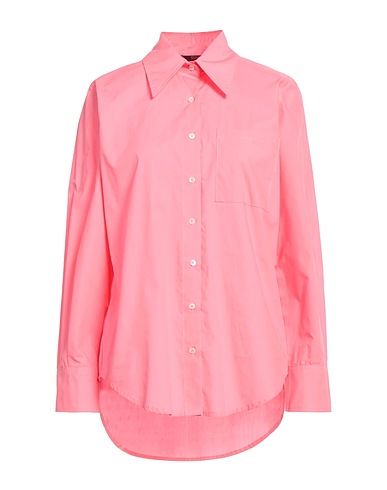 SEVENTY VENEZIA Solid colour shirts & blouses Fuchsia 100% Cotton