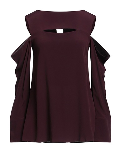 ERIKA CAVALLINI Top Bordeaux 65% Acetato, 35% Seta