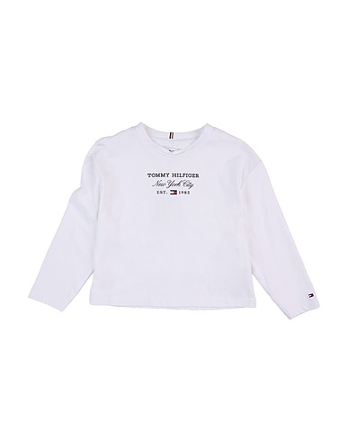 TOMMY HILFIGER T-shirt Bianco 100% Cotone