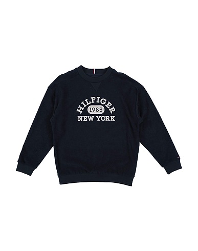 TOMMY HILFIGER Felpa Blu notte 50% Cotone, 50% Poliestere