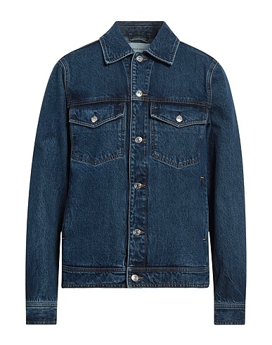 WOOD WOOD Denim jacket Blue 100% Cotton