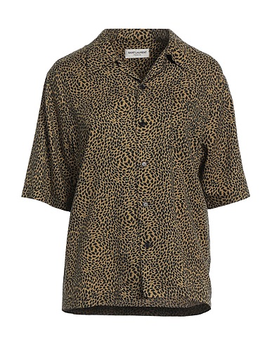 SAINT LAURENT Top Black 100% Polyester