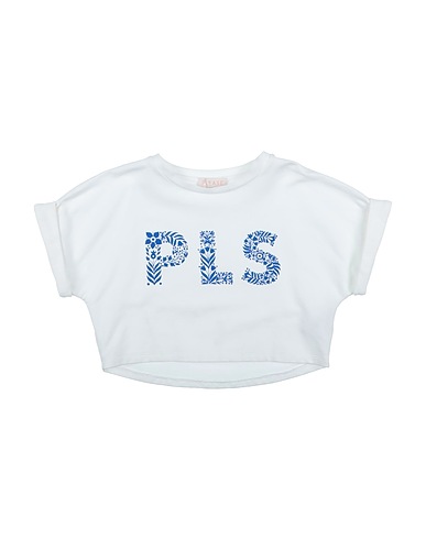 PLEASE Sweatshirt Weiß 95% Baumwolle, 5% Elastan