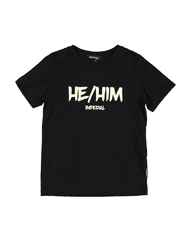 IMPERIAL T-shirt Black 100% Cotton