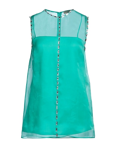 PUCCI Silk top Emerald green 100% Silk