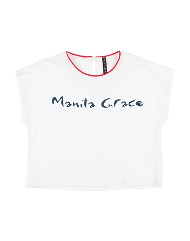 MANILA GRACE T-shirt White 94% Cotton, 6% Elastane