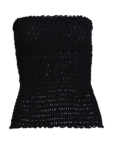 CC BY CAMILLA CAPPELLI Top Black 100% Cotton