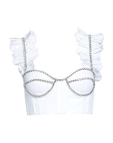 AREA Top Bianco 100% Cotone