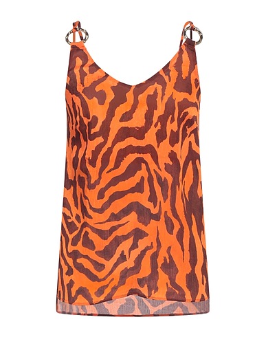 SIMONA CORSELLINI Camisole Orange 100% Polyester