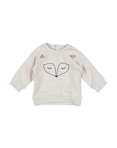 NAME IT® Sweatshirt BEIGE 95% Organic cotton, 5% Elastane