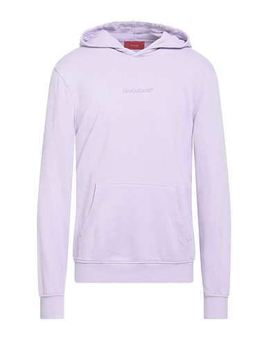 LIU •JO MAN Hooded track jacket  Lilac 100% Cotton
