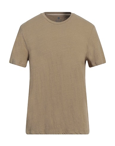 AT.P.CO T-shirt Beige 80% Cotone, 20% Lino