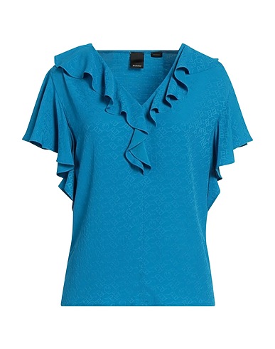 PINKO Top Azure 69% Acetate, 31% Silk