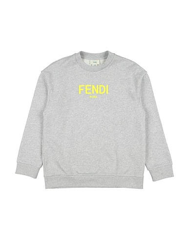 FENDI Sweatshirt Light grey 100% Cotton