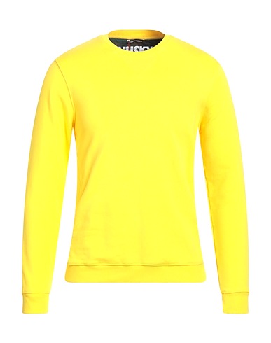 HUSKY Sweatshirt Yellow 100% Cotton