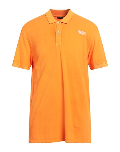 HUSKY Polo shirt Orange 100% Cotton