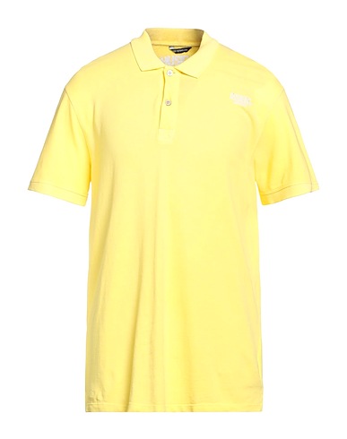 HUSKY Polo shirt Yellow 100% Cotton