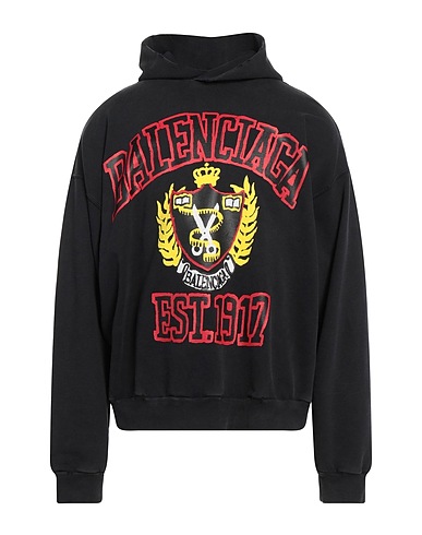 BALENCIAGA Hooded track jacket  Charcoal 100% Cotton