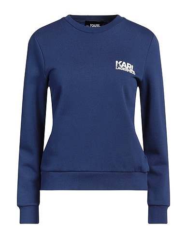 KARL LAGERFELD Sweat-shirt Bleu marine 100% Coton