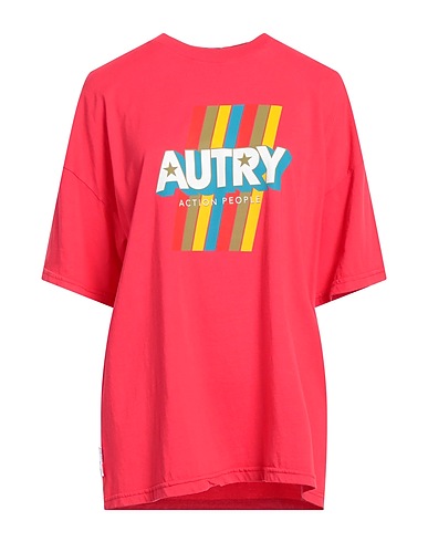 AUTRY T-shirt Fucsia 100% Cotone