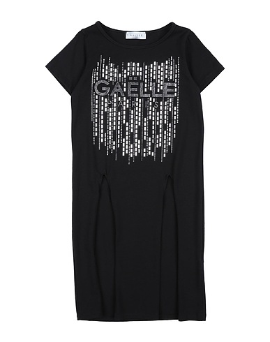 GAëLLE Paris T-shirt Black 93% Cotton, 7% Elastane