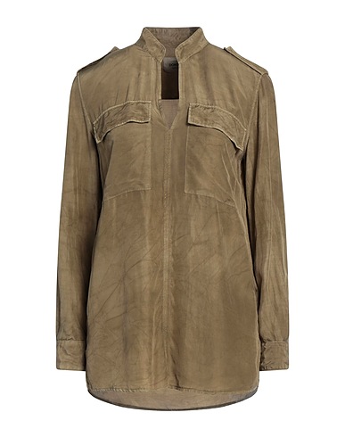 DONDUP Top Khaki 53% Viscose, 40% Modal, 7% Silk