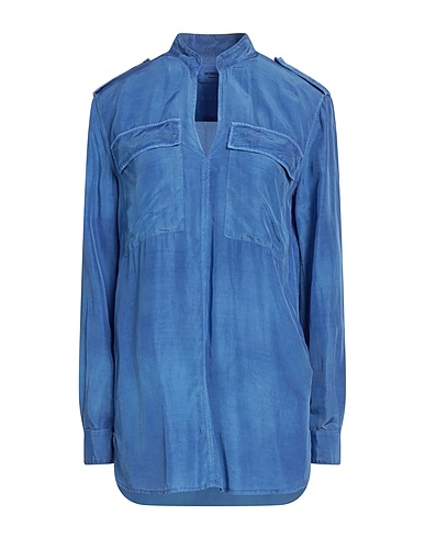 DONDUP Top Bleu d'azur 53% Viscose, 40% Modal, 7% Soie