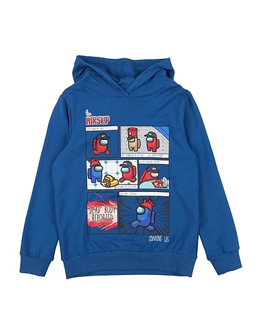 NAME IT® Hooded track jacket  Blue 95% Cotton, 5% Elastane