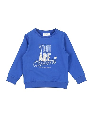 NAME IT® Sweatshirt BLU 95% Organic cotton, 5% Elastane