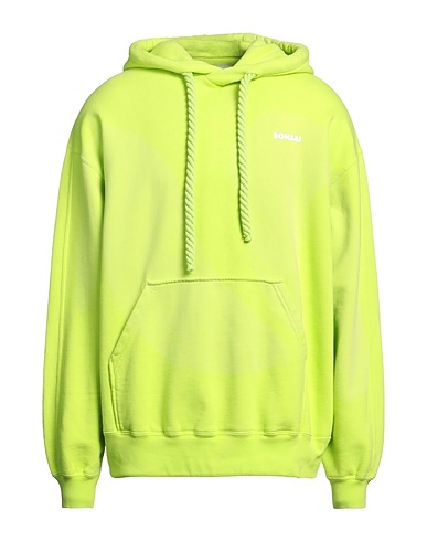 BONSAI Hooded track jacket  Lime green 100% Cotton