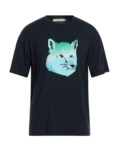 MAISON KITSUNÉ T-shirt Midnight blue 100% Cotton