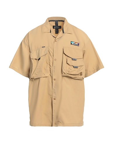 MANASTASH Einfarbiges Hemd Sand 100% Nylon, Polyester