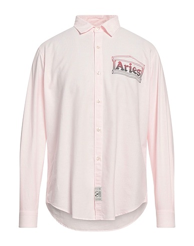 ARIES Striped shirt Pink 100% Cotton