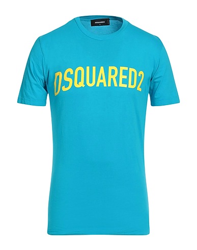 DSQUARED2 T-shirt Turquoise 100% Cotton