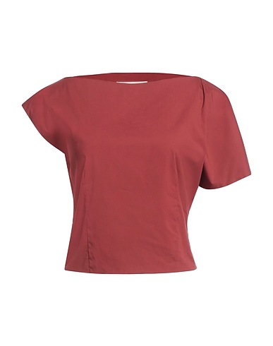 LIVIANA CONTI Top Burgundy 64% Cotton, 31% Polyamide, 5% Elastane