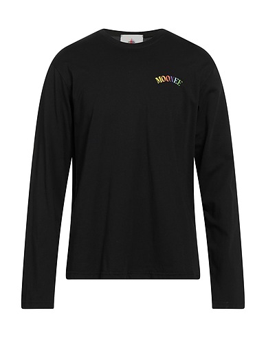 MOONEE T-shirt Black 100% Cotton