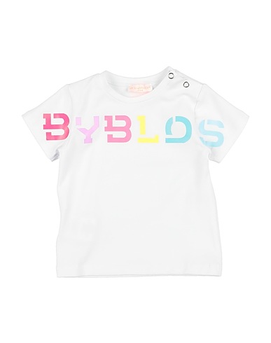 BYBLOS T-shirt White 95% Cotton, 5% Elastane