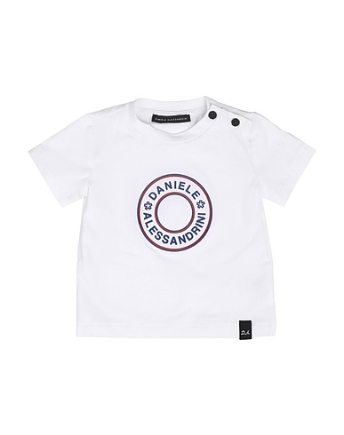 DANIELE ALESSANDRINI T-shirt White 95% Cotton, 5% Elastane