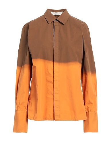 DION LEE Patterned shirts & blouses Brown 100% Organic cotton
