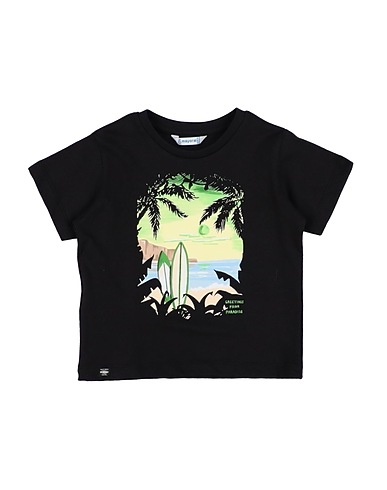 MAYORAL T-shirt Black 100% Cotton